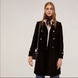 Mango double breasted coat